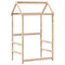 vidaXL Day Bed with Roof without Mattress 90x200 cm Solid Wood