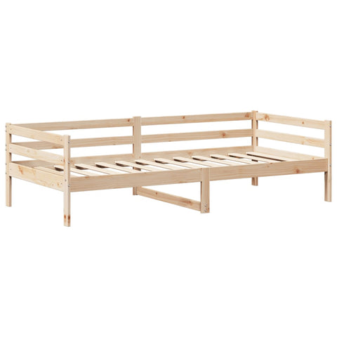 vidaXL Day Bed with Roof without Mattress 90x200 cm Solid Wood