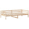 vidaXL Day Bed with Roof without Mattress 90x200 cm Solid Wood
