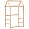 vidaXL Day Bed with Roof without Mattress 80x200 cm Solid Wood