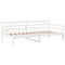 vidaXL Day Bed and Bench Set with Roof without Mattress White 80x200 cm