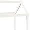 vidaXL Day Bed and Bench Set with Roof without Mattress White 80x200 cm