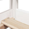vidaXL Day Bed and Bench Set with Roof without Mattress White 80x200 cm