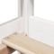 vidaXL Day Bed and Bench Set with Roof without Mattress White 80x200 cm