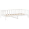 vidaXL Day Bed and Bench Set with Roof without Mattress White 80x200 cm