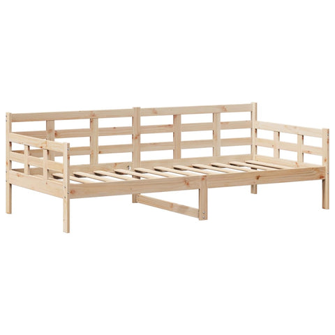 vidaXL Day Bed with Roof without Mattress 90x200 cm Solid Wood