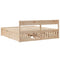 vidaXL Bed Frame without Mattress 200x200 cm Solid Wood Pine