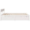 vidaXL Bed Frame without Mattress White 200x200 cm Solid Wood Pine