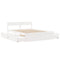 vidaXL Bed Frame without Mattress White 160x200 cm Solid Wood Pine