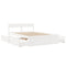 vidaXL Bed Frame without Mattress White 120x200 cm Solid Wood Pine