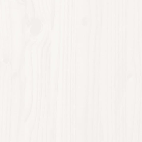 vidaXL Bed Frame without Mattress White 135x190 cm Double Solid Wood Pine