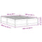 vidaXL Bed Frame without Mattress 160x200 cm Solid Wood Pine