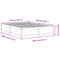 vidaXL Bed Frame without Mattress 140x200 cm Solid Wood Pine