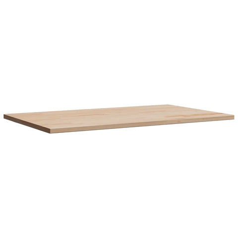 vidaXL Table Top 80x50x1.7 cm Rectangular Solid Wood Pine