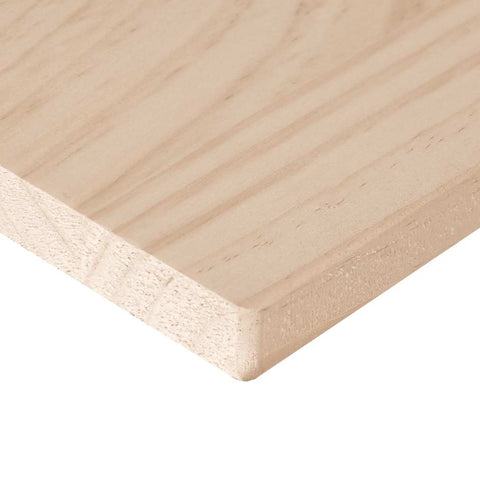 vidaXL Table Top 80x50x1.7 cm Rectangular Solid Wood Pine