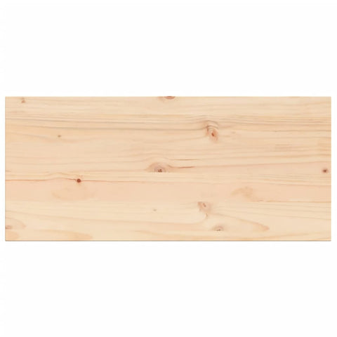 vidaXL Table Top 90x40x1.7 cm Rectangular Solid Wood Pine