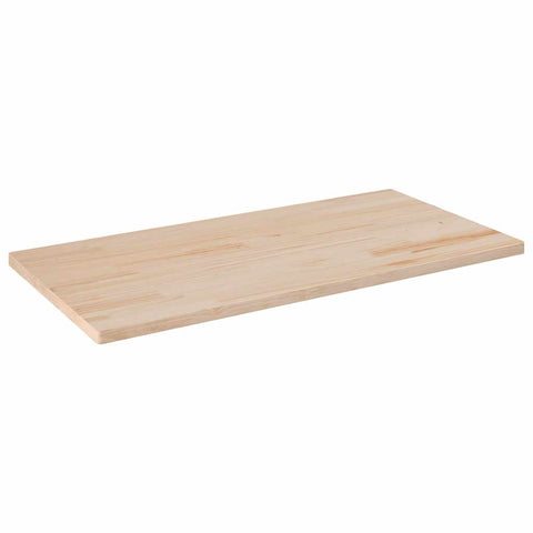 vidaXL Table Top 100x50x1.7 cm Rectangular Solid Wood Pine