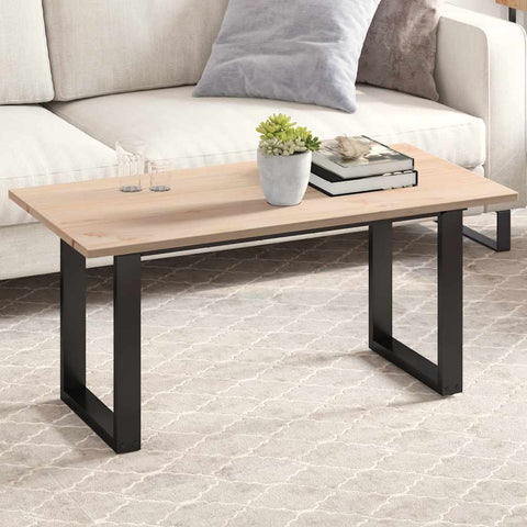 vidaXL Table Top 100x50x1.7 cm Rectangular Solid Wood Pine