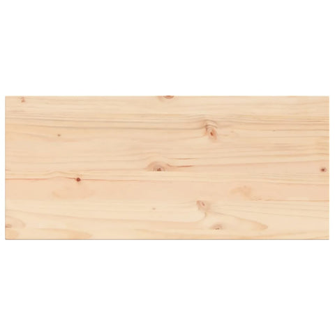 vidaXL Table Top 90x40x2.5 cm Rectangular Solid Wood Pine
