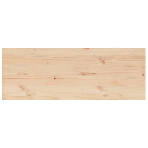 vidaXL Table Top 110x40x2.5 cm Rectangular Solid Wood Pine