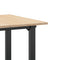vidaXL Dining Table O-Frame 60x60x75 cm Solid Wood Pine and Steel
