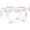 vidaXL Coffee Table X-Frame 60x60x40 cm Solid Wood Pine and Steel