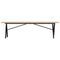 vidaXL Coffee Table X-Frame 160x40x45 cm Solid Wood Pine and Steel