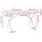 vidaXL Dining Table X-Frame 140x80x75 cm Solid Wood Pine and Steel