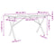 vidaXL Dining Table X-Frame 160x80x75 cm Solid Wood Pine and Steel