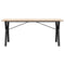 vidaXL Dining Table Y-Frame 180x90x75 cm Solid Wood Pine and Steel