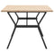 vidaXL Dining Table Y-Frame 200x100x75.5 cm Solid Wood Pine and Steel