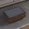 vidaXL Coffee Table with LED Brown Oak 70x50x30 cm Engineered Wood