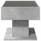 vidaXL Coffee Table with LED Concrete Grey 70x50x45 cm Engineered Wood