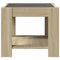 vidaXL Coffee Table with LED Sonoma Oak 53x53x45 cm Engineered Wood