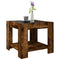 vidaXL Coffee Table with LED Smoked Oak 53x53x45 cm Engineered Wood