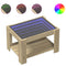 vidaXL Coffee Table with LED Sonoma Oak 73x53x45 cm Engineered Wood