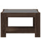 vidaXL Coffee Table with LED Brown Oak 73x53x45 cm Engineered Wood