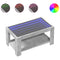 vidaXL Coffee Table with LED Concrete Grey 93x53x45 cm Engineered Wood