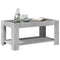 vidaXL Coffee Table with LED Concrete Grey 93x53x45 cm Engineered Wood