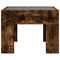 vidaXL Coffee Table with Infinity LED Smoked Oak 40x40x30 cm