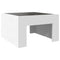 vidaXL Coffee Table with Infinity LED White 50x50x30 cm