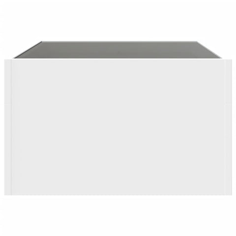 vidaXL Coffee Table with Infinity LED White 70x50x30 cm