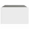 vidaXL Coffee Table with Infinity LED White 70x50x30 cm