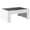 vidaXL Coffee Table with Infinity LED White 70x50x30 cm