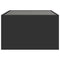 vidaXL Coffee Table with Infinity LED Black 70x50x30 cm