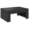 vidaXL Coffee Table with Infinity LED Black 70x50x30 cm