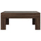 vidaXL Coffee Table with Infinity LED Brown Oak 70x50x30 cm
