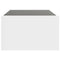 vidaXL Coffee Table with Infinity LED White 90x50x30 cm