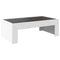 vidaXL Coffee Table with Infinity LED White 90x50x30 cm