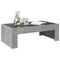 vidaXL Coffee Table with Infinity LED Concrete Grey 90x50x30 cm